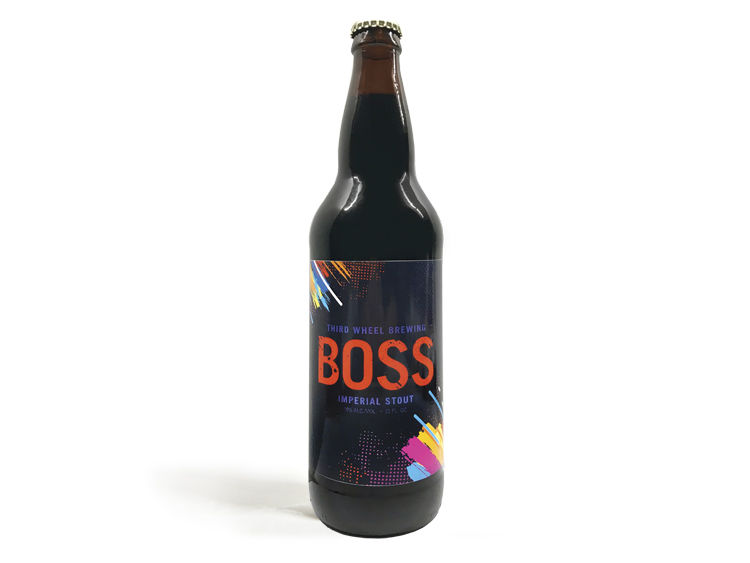 Third Wheel Brewing's B.O.S.S. Stout and B.O.S.S. Coconut Variant